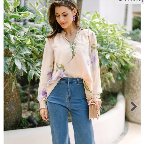 entro Tops - Entro Fresh Start Peach Pink Blouse